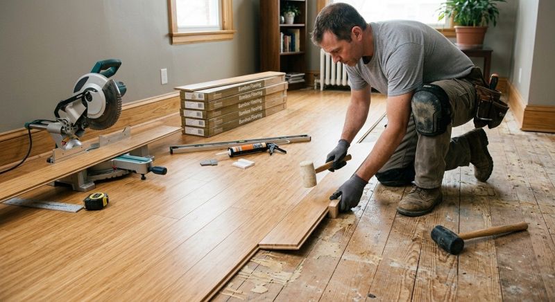 Bamboo Flooring Installation in Wylie, TX