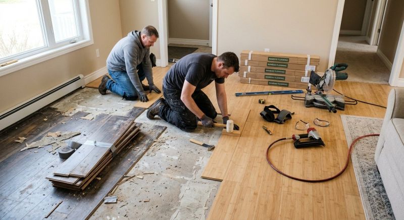 Bamboo Flooring Installation in Wylie, TX