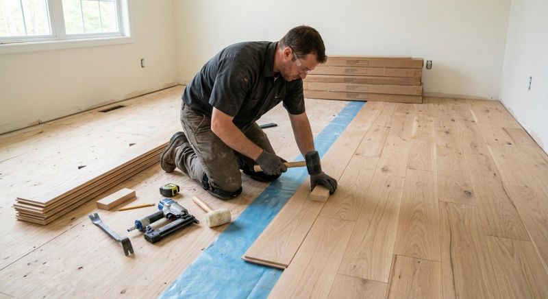 Hardwood Floor Installation in Allen, TX