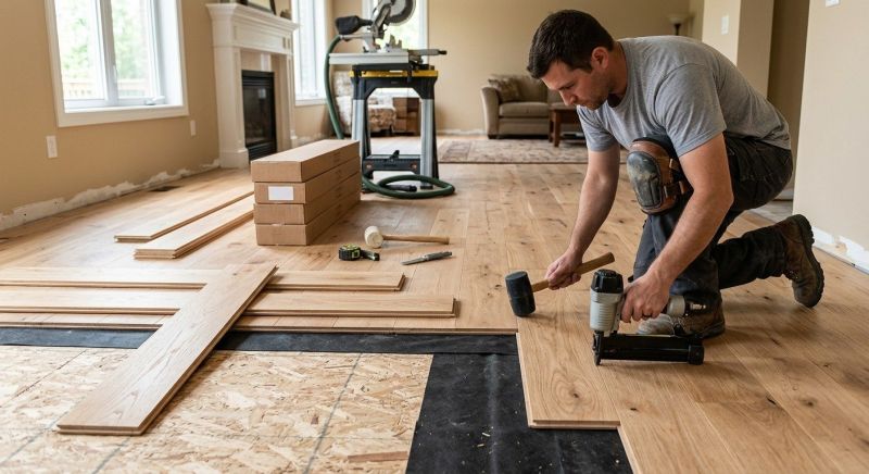 Hardwood Floor Installation in Denton County, TX