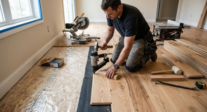 Hardwood Floor Installation in Forney, TX