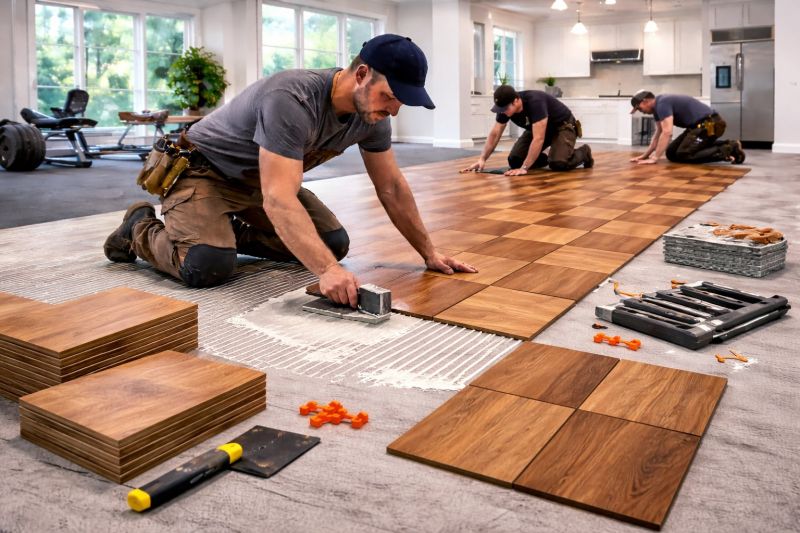Hardwood Floor Installation in Melissa, TX