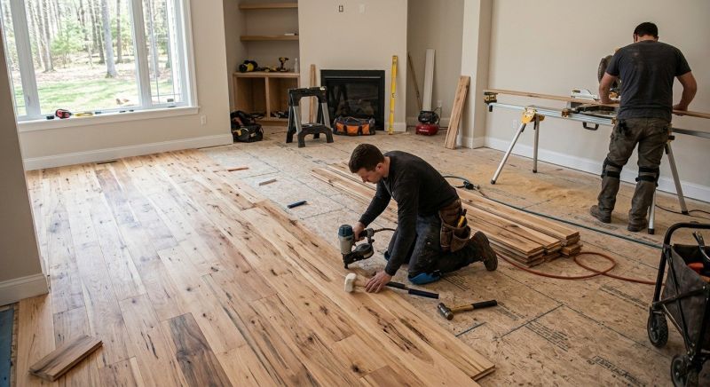 Hardwood Floor Installation in Rockwall, TX