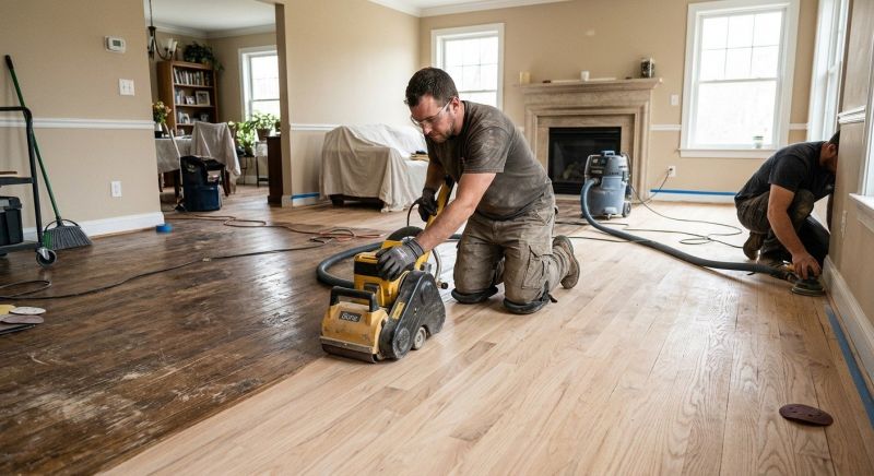 Hardwood Floor Renovation in Wylie, TX