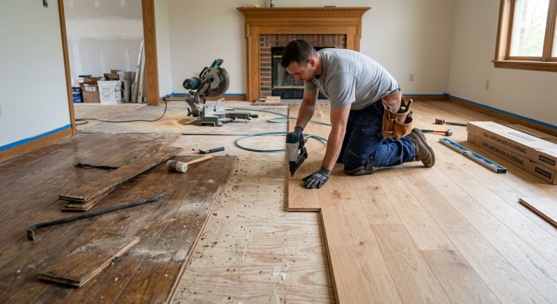 Hardwood Replacement in Addison, TX