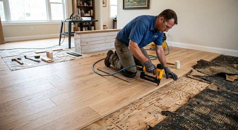 Hardwood Replacement in Forney, TX