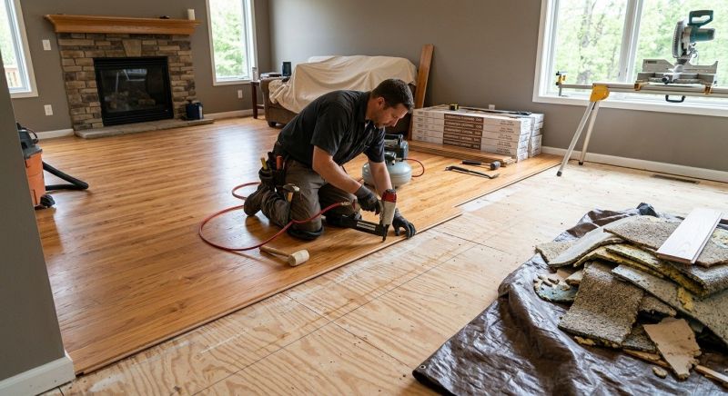 Hardwood Replacement in Plano, TX