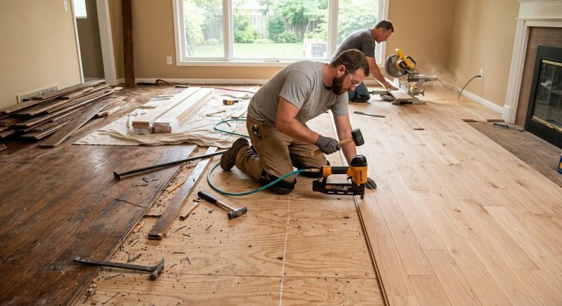 Hardwood Replacement in Rockwall, TX