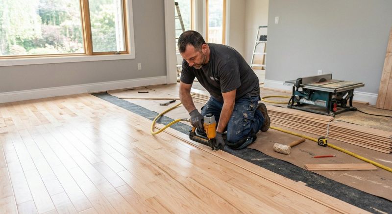 Maple Flooring Installation in Allen, TX