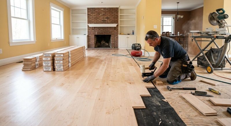 Maple Flooring Installation in Mesquite, TX