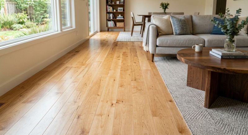 Maple Flooring Installation in Plano, TX