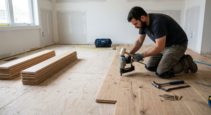Oak Floor Installation in Carrollton, TX