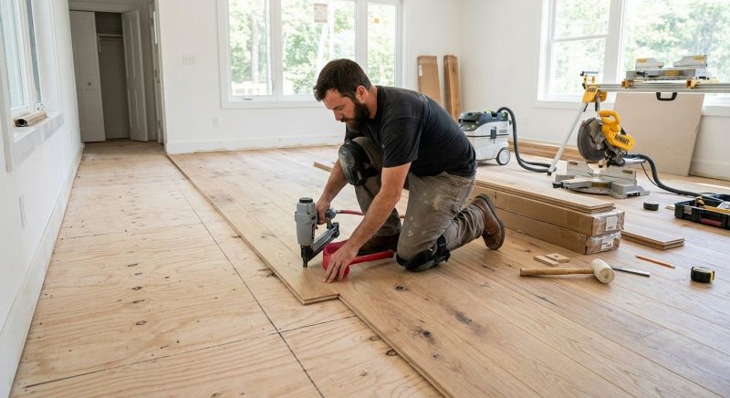 Oak Floor Installation in Wylie, TX