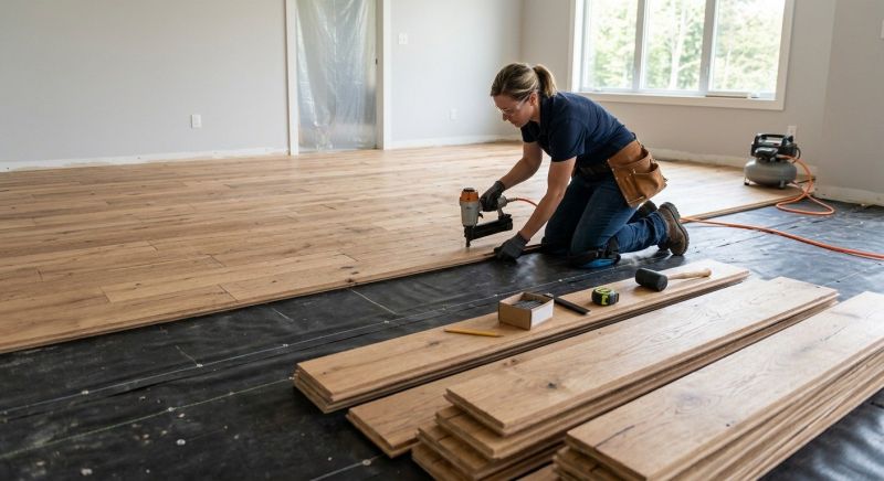 Plank Floor Installation in Wylie, TX