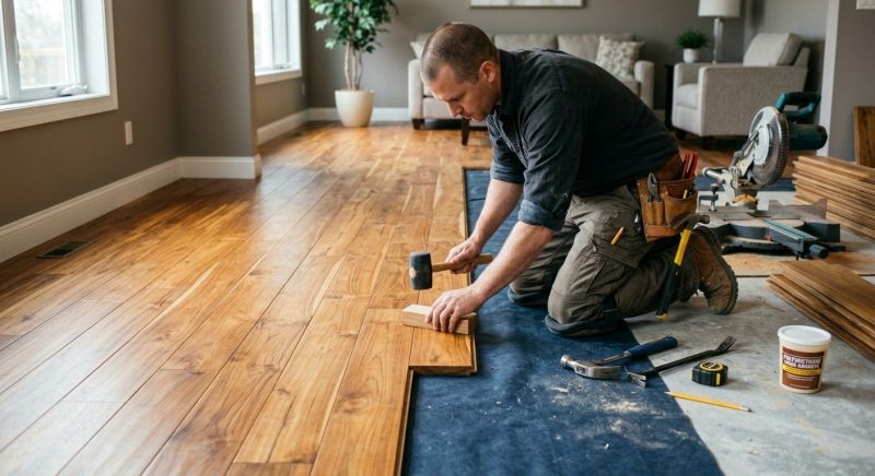 Teak Flooring Installation in Wylie, TX