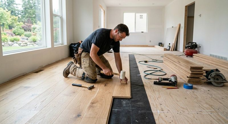Teak Flooring Installation in Wylie, TX