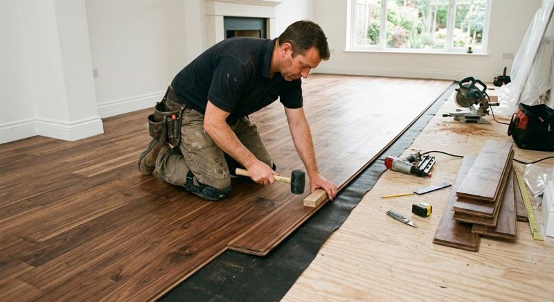 Walnut Flooring Installation in Wylie, TX