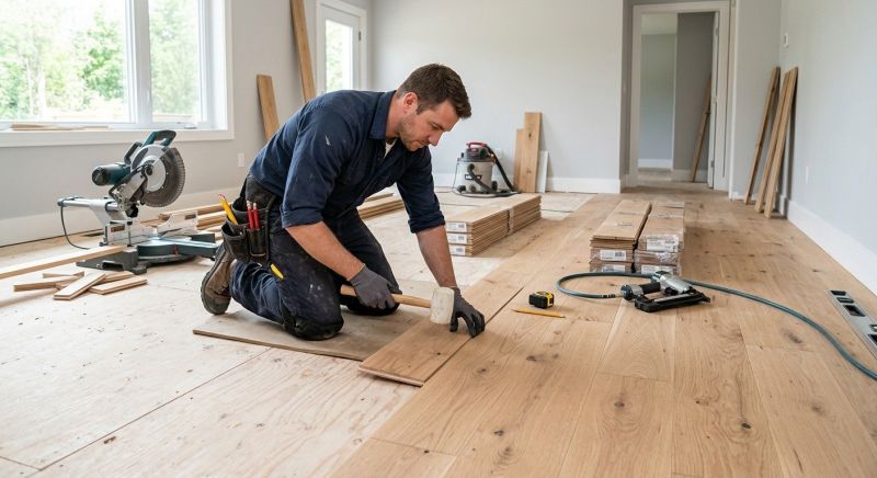 Wood Floor Replacement in Rockwall, TX