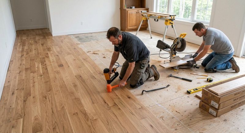 Wood Floor Replacement in The Colony, TX